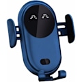Miniatyrbillede 1 af 4: #QD#15W trådløs biloplader Trådløs telefonholder Automatisk fastspænding Bilinduktion Oplader Clipholder til alle enheder Blå