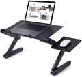 Smart Justerbart Laptopbord 17 tum Svart