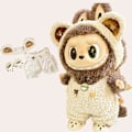 Miniatyrbilde 3 av 7: Labubu Eksklusivt Klesett Labubu Original Myk Merkevare Labubu Dukke Luksusdesign One piece climbing suit set
