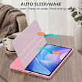 Pikkukuva 5 / 5: [QD] Kotelo Lenovo Tab P12 TB371FC:lle Nahka+Akryyli+TPU Jalustallinen Tablettisuojus Auto Herätys/Lepotilalla