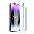 Pikkukuva 1 / 5: 5 kpl iPhone 16 Pro Täyspeittävä Karkaistu Lasi Näytönsuoja HD_qq