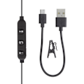 Miniatyrbillede 2 af 3: BT110 In-ear BT hovedtelefoner med mikrofon, kontrolknapper, sort_qq