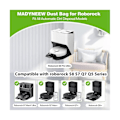 Miniatyrbilde 3 av 5: [QD] 12 stk støvsugerposer Erstatning for Roborock S8+ / S8 Pro Ultra / S7 MaxV Ultra / Q5 / Q5+ / Q7+ / Q7 Max+ støvsugerpose