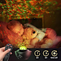 Miniatyrbilde 4 av 5: QU*LED-stjernehimmelprojektor, Galaxy stjernehimmelprojektor, lampe stjernehimmel med timer/fjernkontroll/Bluetooth-høyttaler for barn