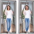 2-pack Myggnät för dörr med magnetisk stängning. 210 cm x 100 cm