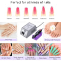 Miniatyrbild 2 av 5: QU) Elektrisk Nagelborr Set Professionell Manikyr Pennformare Pedikyrfil Nagelset