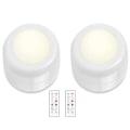 Miniatyrbillede 1 af 5: LED-spotlight med fjernbetjening 2-pak˜QD