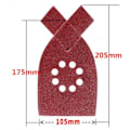 Miniatyrbillede 2 af 4: #QD# Pakke med 50 stykker sandpapir til Black & Decker KA220G KA230 musesliber sandpapir korn 40, 60, 80, 100, 120