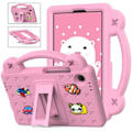 Miniatyrbild 1 av 4: \"QD\" EVA-skumfodral med stativ för Samsung Galaxy Tab A9 - Rosa