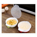 Miniatyrbilde 2 av 4: QU.Kitchen Mikrobølgeovn Eggkoker Hjem Mikrobølgeoppvarming Enkle Egg Verktøy Egg Oppvarming Bolle Rask Frokost Dampet Egg Ny