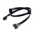 Miniatyrbillede 1 af 5: 1 stk. GPU PCI Express 6-pin han til 3 SATA SSD strømforsyningskabel til CX850M CX750M CX600M CX500M CX430M modulær