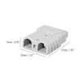 Miniatyrbilde 2 av 5: QD-10 stk Anderson-stil kontakt, DC 50A 12-24V 6AWG dobbeltpolet med kobberforbindelse -tt