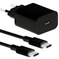 Miniatyrbilde 2 av 2: 2-pakke - Samsung 25W lader - Adapter + Kabel USB-C Hurtiglader