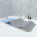 Miniatyrbillede 2 af 4: QU/Stort rektangulært badeværelsesbademåtte skridsikker fodmassage måtte 78 x 48 cm