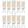 QU-G9 LED-lampor 5W - Varmvit - 10 st,A