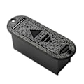 Miniatyrbillede 1 af 5: \"QD\" 9V Professionel Batteriholderkasse til Aktiv Guitar/Bas Pickup Brug (Sort)