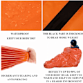 Miniatyrbillede 3 af 5: Redningsfolie sovepose til nødsituationer 210×91 cm Orange*QN
