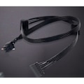 Miniatyrbillede 3 af 5: 1 stk. GPU PCI Express 6-pin han til 3 SATA SSD strømforsyningskabel til CX850M CX750M CX600M CX500M CX430M modulær