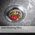 Miniatyrbillede 5 af 5: QU) Engangsfilter til vask, 100 stk. vaskenetpose, vaskesilnet B
