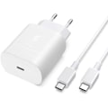 Miniatyrbilde 1 av 4: 25W USB-C Hurtiglader for Samsung A13 A14 A33 A34 A53 A54 4G- 5G, S23 S22 S21 S20 FE-Plus-Ultra, Super Hurtiglader Adaptate263*QN