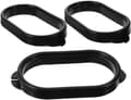 Bilsopphållare Ring, Svart ABS, 17x9.5x2cm, Sopspåsehållare för Bil