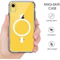 Miniatyrbild 4 av 4: iPhone XR mobilskal för MagSafe-laddare Transparent_qq
