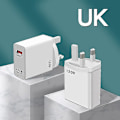 Miniatyrbilde 5 av 5: 120W Hurtiglader USB-lader Strømadapter for iPhone Xiaomi Samsung