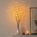 Valo 77 cm 3 kpl oksan oksia 90 LED-oksavalolla Vedenpitävä adapteri