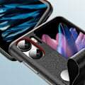 Miniatyrbilde 4 av 5: [QD] PU-Lærveske Kompatibel med Find N2 Flip 5G Smartphone