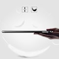 Miniatyrbillede 5 af 5: [QD] Fodral - Slankt, let Smart Case Stand Cover med gennemsigtig frostet bagside med automatisk vækning/søvn - Sort