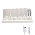 Miniatyrbilde 1 av 5: QD-Flammeløse Lys med Fjernkontroll, Timer og Ladestasjon, 12 stk USB Oppladbare LED Telys