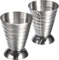 2-pack Cocktail Jigger i rostfritt stål, mäter 75 ml - Jigger Bar Tillbehör - (75 ml / 5 msk)