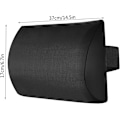 Miniatyrbild 5 av 5: QU*Fåtölj nackkudde - Nackstödskudde för stol med Memory Foam, Nackstödskudde för att lindra muskelstelhet