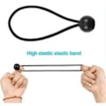 Miniatyrbillede 2 af 4: /QUN/ 13 cm sort plastikkugle elastisk snor til telte, skyggenet, markisefiksering, 10 stk. 3-