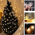Miniatyrbilde 3 av 3: Julebelysning, juledekorasjoner Snøfnugg lyslenke˜QD