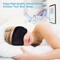 Miniatyrbild 2 av 5: Mjuk Sovmask med Bluetooth Hörlurar – Sovhörlurar_qq