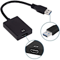 Miniatyrbilde 2 av 5: [QD] USB til HDMI-adapter, USB 3.0/2.0 til HDMI 1080p videografikkabel