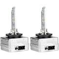 Miniatyrbilde 1 av 4: QU/D3S 6000K 35W Xenonpære, Hvit HID-frontlyktpære for bilutskifting, 35W DC 12V, 2-pakning