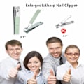 Miniatyrbild 5 av 5: QU) Manikyrset Nagelset Herr Damer Tå Finger Nagel Klippare Personlig Vård Verktyg (Grön)