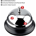 Miniatyrbild 3 av 4: QQU-Diskklocka Serviceklocka Receptionklocka