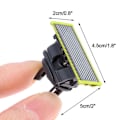 Miniatyrbild 4 av 5: Ersättningshuvuden för ansiktshårstrimmer för OneBlade_qud 2pcs