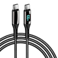 Miniatyrbild 1 av 5: USB-C PD Snabbladdningskabel 100 W Svart 3 m_qq