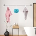 Miniatyrbilde 4 av 4: QU/Radiator- og håndkletørkerkroker (8 stk., transparent), baderomshåndklekroker, kroker for baderomsradiatorer, håndklestativ, baderom
