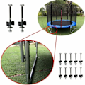 Miniatyrbild 3 av 4: #QD# 12-pack trampolindistanser med skruvar för att fästa studsmatta - Ersättningstillbehör för studsmatta