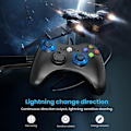 Miniatyrbild 4 av 4: \"QD\" Gamepad Joystick spelkontroll för Xbox 360 PC Windows