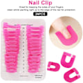 Miniatyrbild 3 av 5: QU) Nagellacksskydd, 26 st spillskydd, plastskydd, nagellacksmall, återanvändbar, spillskydd