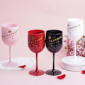 Miniatyrbillede 4 af 5: 500 ml Moët Champagnefløjter Glas Plast Akryl Champagneglas Vinglas PINK 4 STK_QF