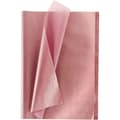 Roséguld silkespapper Bulk 100 ark metallisk presentförpackning Påsar Roséguld