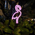 Miniatyrbillede 4 af 4: 2 stk. Solar Have Kaktus Flamingo Pæl Lys Udendørs Sti Lys Neon Lys_ufo