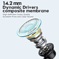 Miniatyrbillede 3 af 5: QQX.USB-C Høretelefoner til Samsung Galaxy S23 Ultra S22 S21 FE S20 A53 A54 USB-C Høretelefoner Black